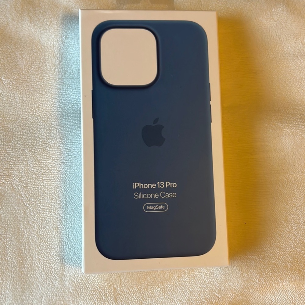 Blue iPhone 13 Pro Silicone Case